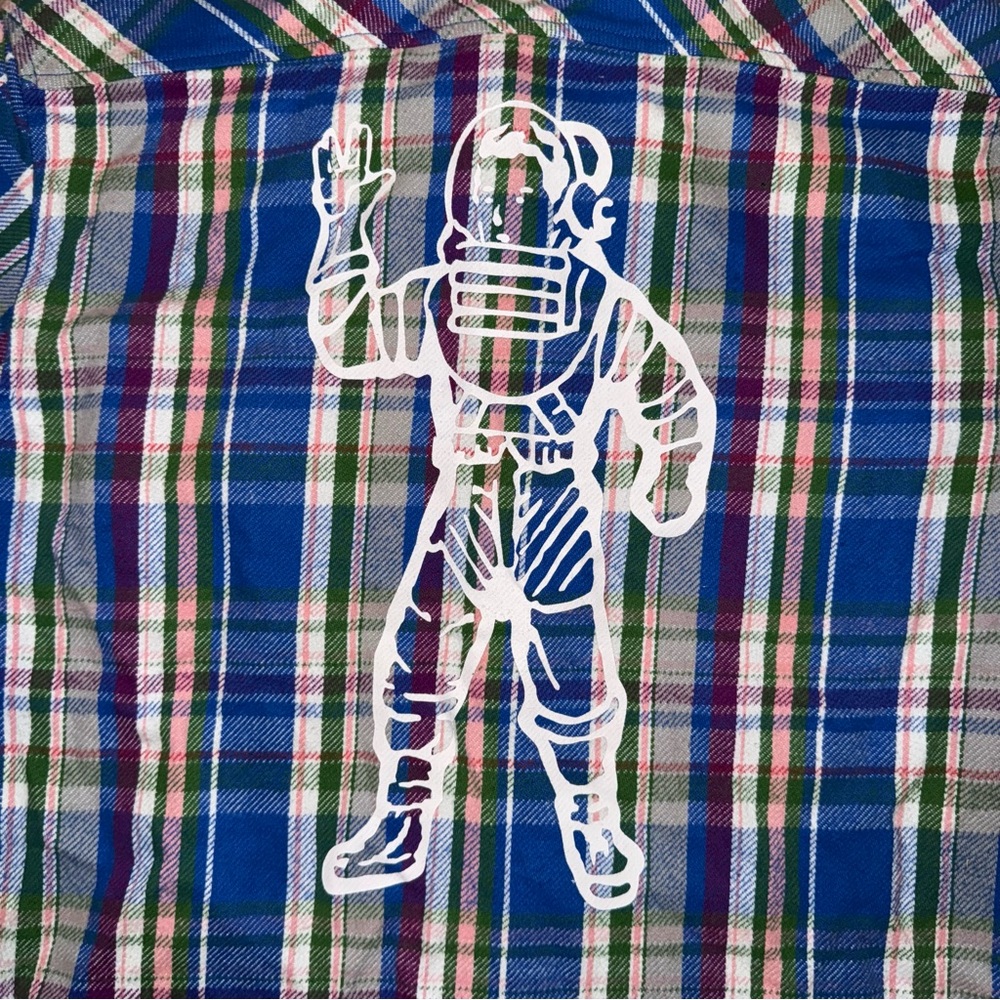 Billionaire Boys Club Shibuya Long Sleeve Woven Turkish Sea Men’s Medium Defect - Picture 2 of 10